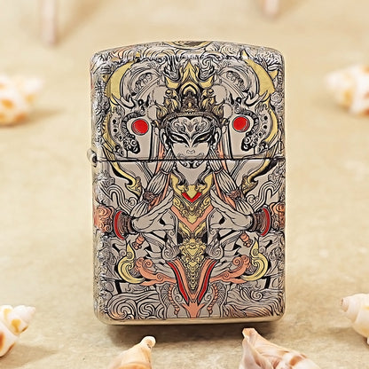 Zippo Armor Inlaid White Crane Boy 162-DS278