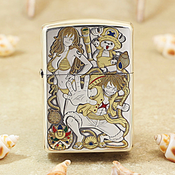 Zippo Straw Hat Pirates-One Piece Engraving 162-DS238