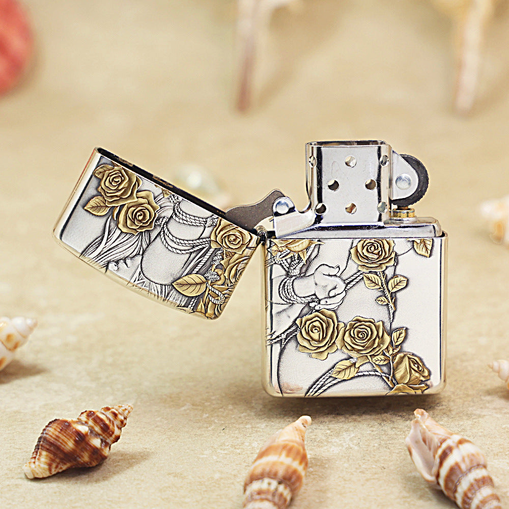 Zippo Armor Rose Girl 162-DS206