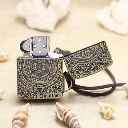Zippo 1941 Replica Vintage Bronze 'Orthodox Redemption Cross' - CC10