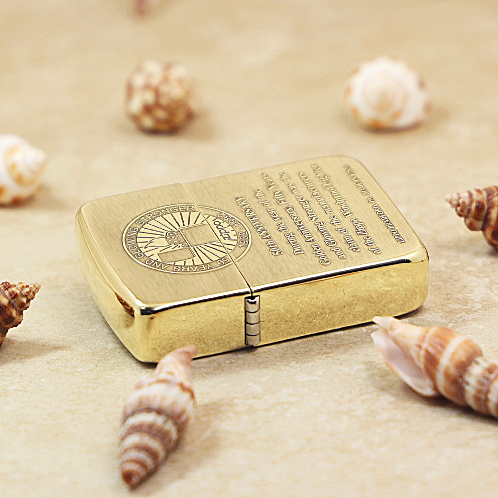 Zippo 1941 Replica Premium Shine Bronze '50th Anniversary' - CC28