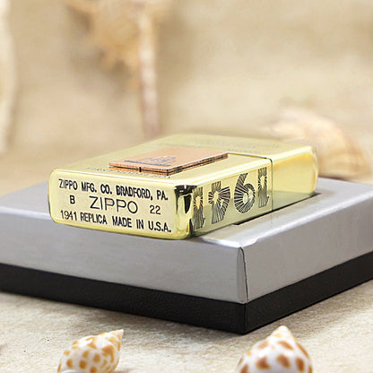 Zippo 1941 Replica Premium Shine Bronze 'First Model Box' - CC34