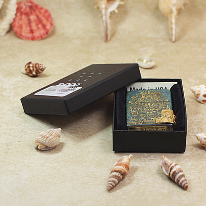Zippo 'Ancient Maya' Intricate Carve with Medallion - DS124