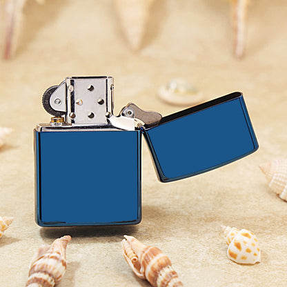 Zippo Anniversary Ribbon Heart (Blue Ice Argent Heart) - JP14