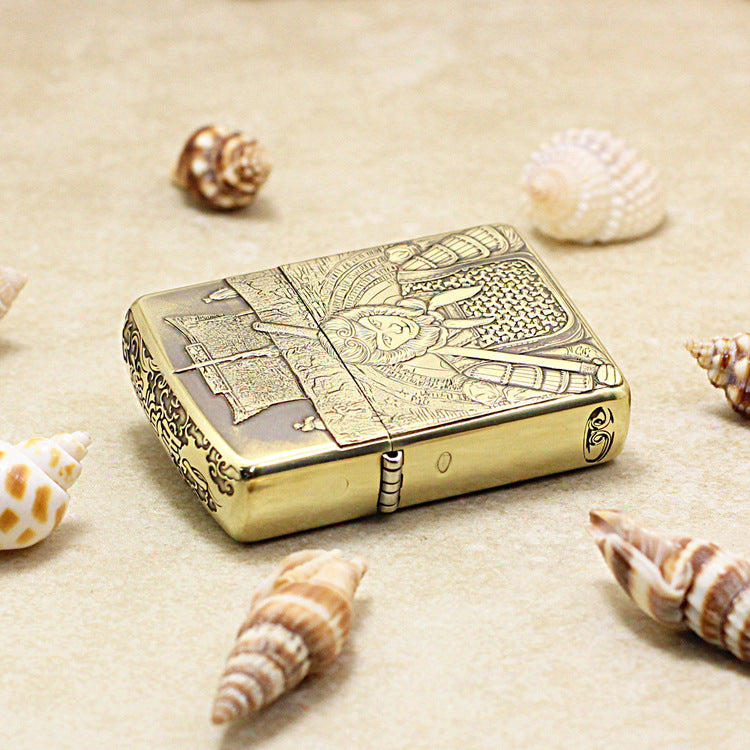 Zippo Vintage Bronze A Life's True Love Sun Wukong 3d-embossed - CC109