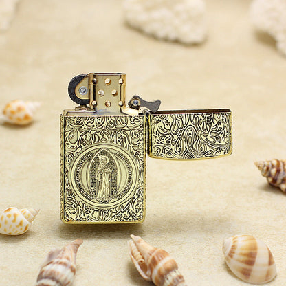 Zippo Vintage Bronze Constantine Crucifix - CC48