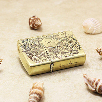 Zippo Vintage Bronze Intricate Engraved 3D Amazon Warrior 3d-embossed - CC120