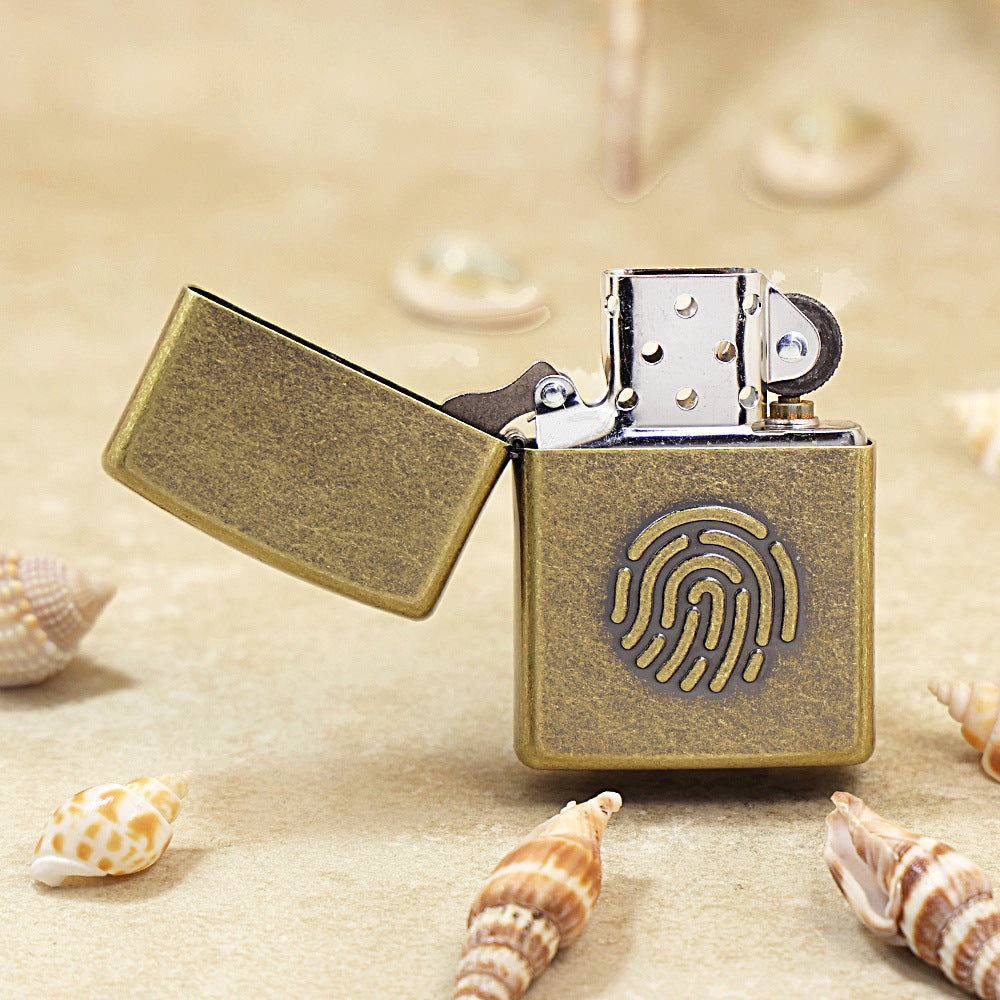 Zippo Vintage Bronze Fingerprint Code - DS80