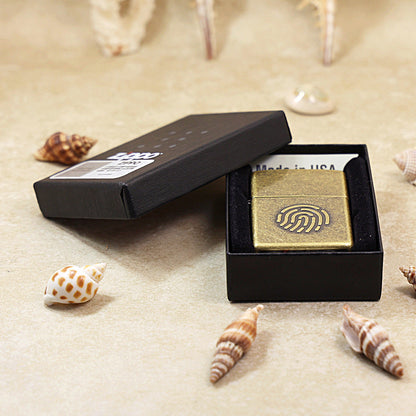 Zippo Vintage Bronze Fingerprint Code - DS80