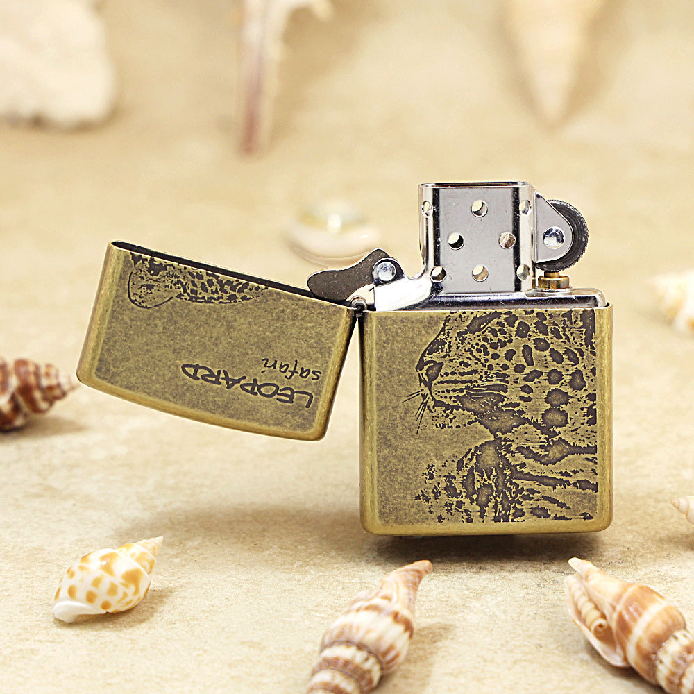 Zippo Vintage Bronze Leopard (Safari Series) - KR11