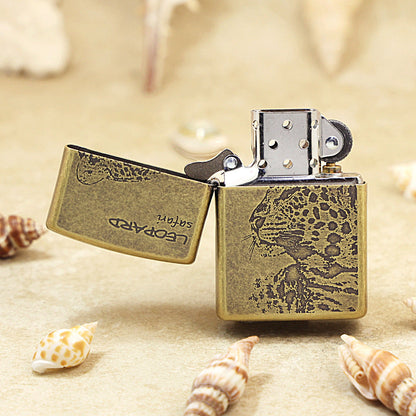 Zippo Vintage Bronze Leopard (Safari Series) - KR11