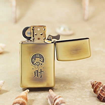 Zippo Vintage Bronze 'Mahjong Prosperity Tiles' - CC13