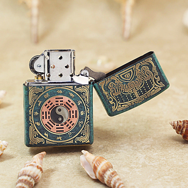 Zippo Vintage Bronze 'Dragon Totem' - DS137