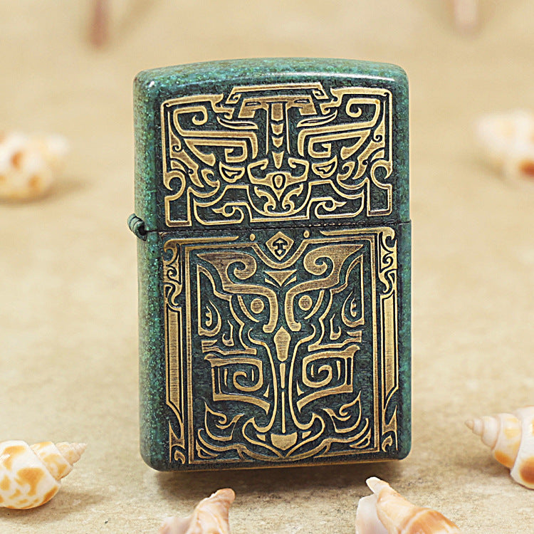 Zippo Vintage Bronze 'Dragon Totem' - DS137