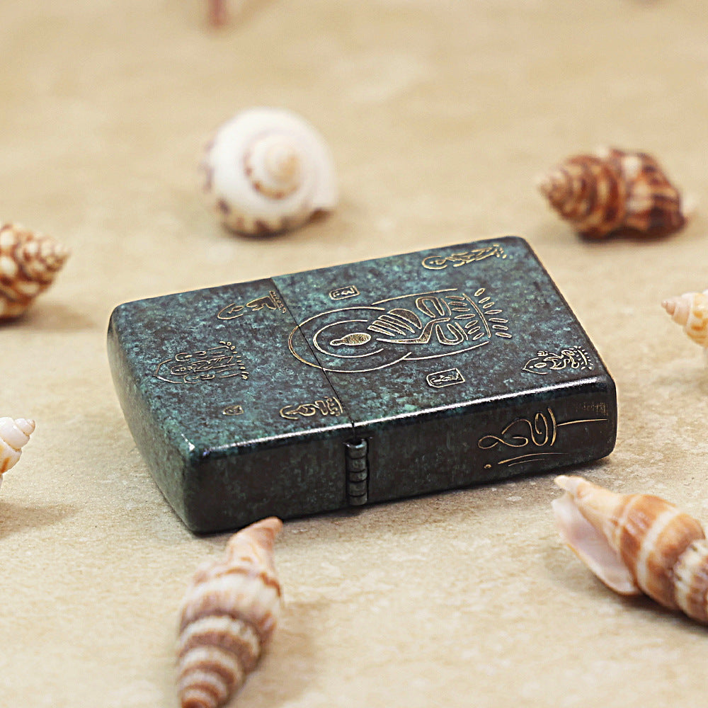 Zippo Vintage Bronze 'Zen Buddhist Totems' - DS141