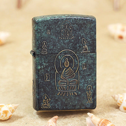 Zippo Vintage Bronze 'Zen Buddhist Totems' - DS141