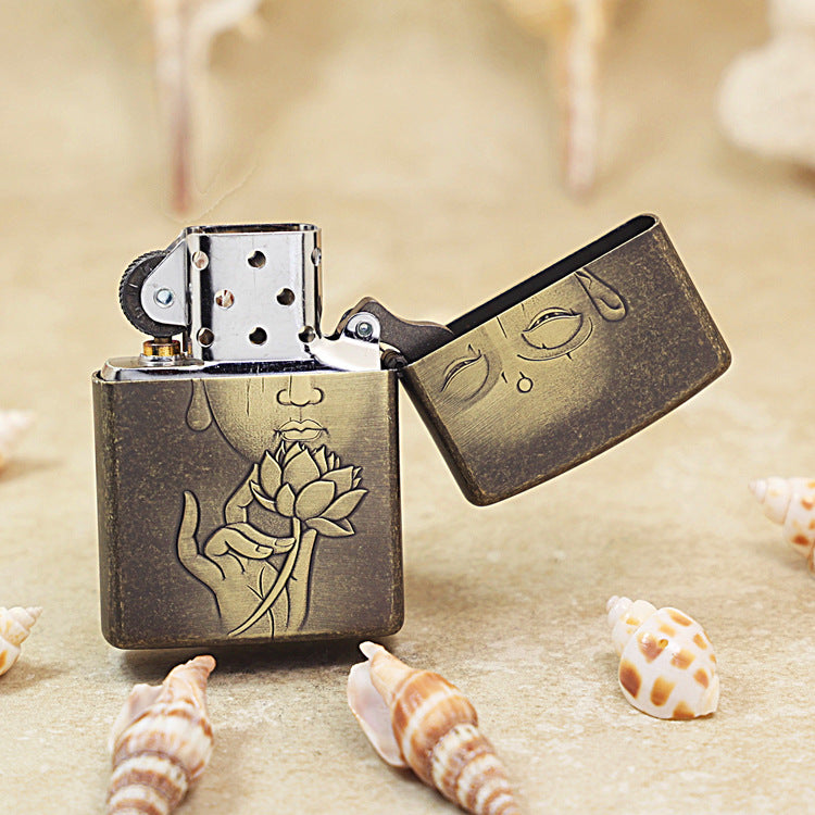 Zippo Vintage Copper 'Zen Silence Buddha' - CC07