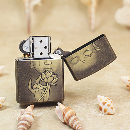 Zippo Vintage Copper 'Zen Silence Buddha' - CC07