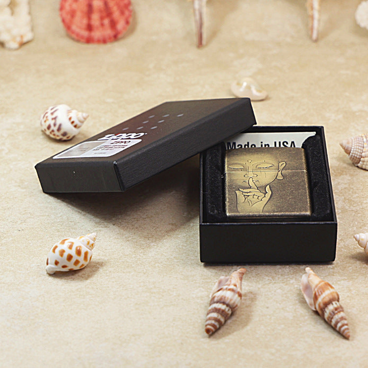 Zippo Vintage Copper 'Zen Silence Buddha' - CC07