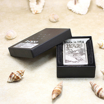 Zippo Vintage Argent 1943 Battle of Midway - 205-DS92