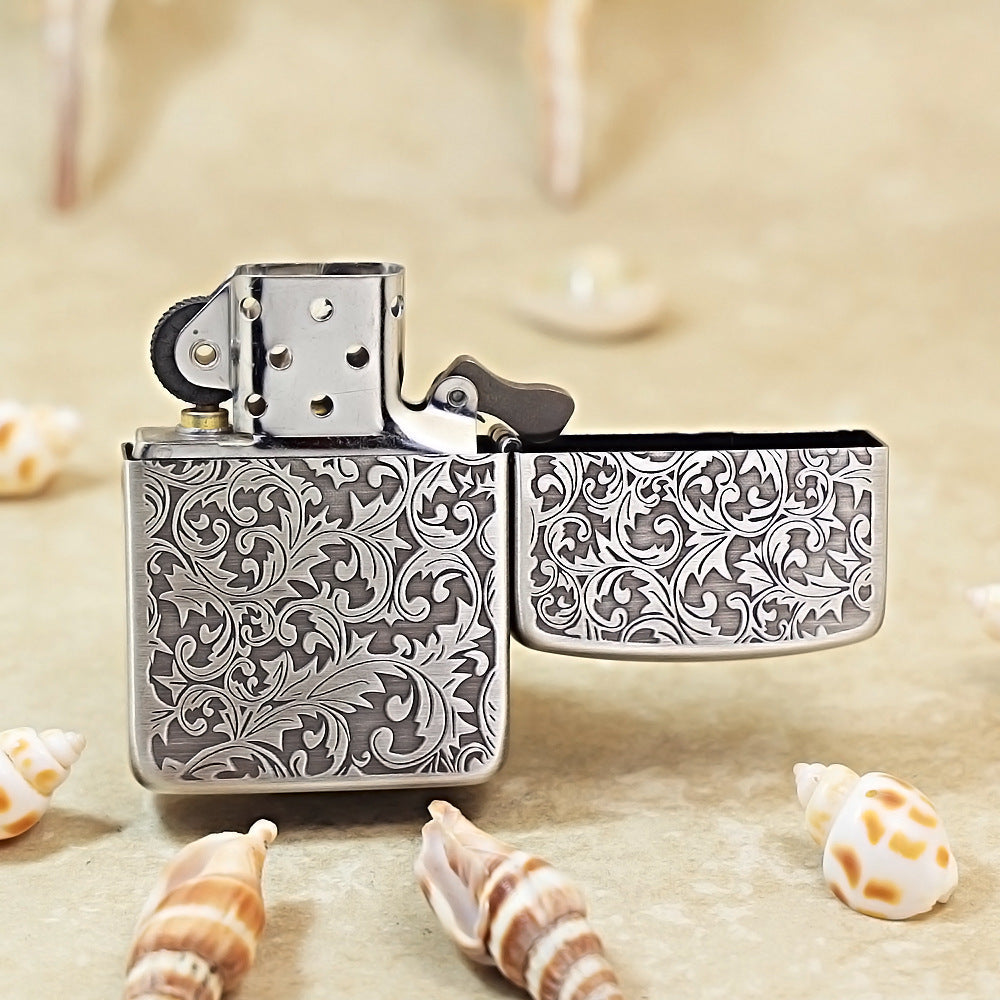Zippo Vintage Argent Arabesque Flora & Plant Collection - 1941-DS03