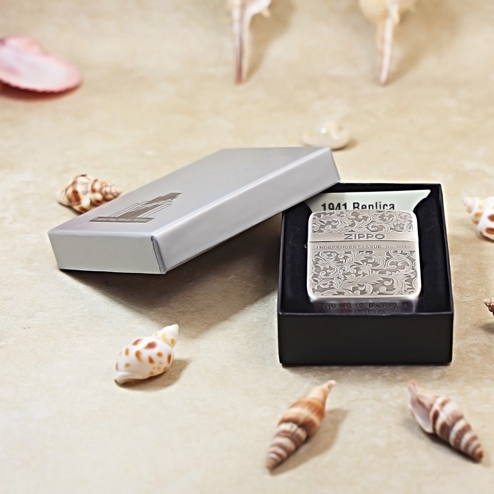 Zippo Vintage Argent Arabesque Flora & Plant Collection - 1941-DS03