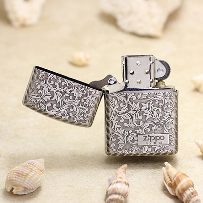 Zippo Vintage Argent Double-Sided Arabesque (Qianyu Studio) - 162-DS09