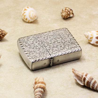 Zippo Vintage Argent Double-Sided Arabesque (Qianyu Studio) - 162-DS09