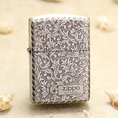 Zippo Vintage Argent Double-Sided Arabesque (Qianyu Studio) - 162-DS09