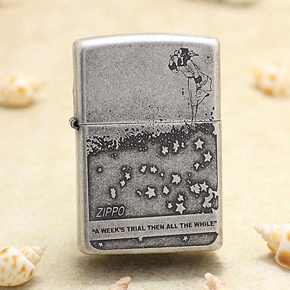 Zippo Vintage Argent Lady in the Wind - DS154