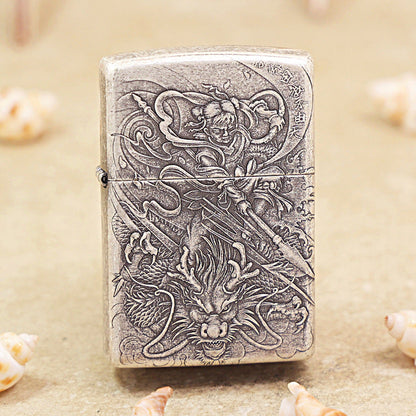 Zippo Vintage Argent Nezha - 205-DS98