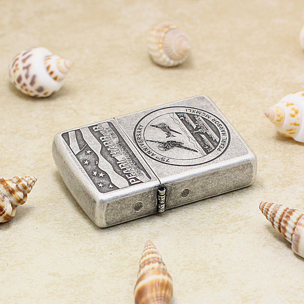 Zippo Vintage Argent Pearl Harbor 75th Anniversary - 205-DS93