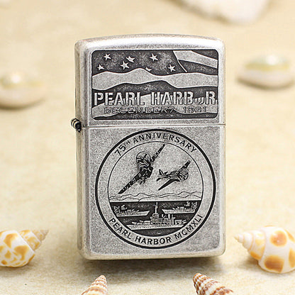 Zippo Vintage Argent Pearl Harbor 75th Anniversary - 205-DS93