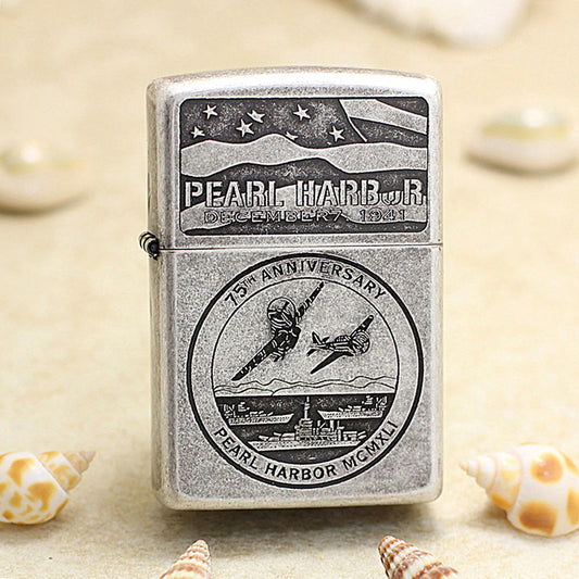 Zippo Vintage Argent Pearl Harbor 75th Anniversary - 205-DS93