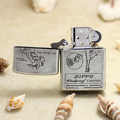 Zippo Vintage Argent 'Windy Maiden - Fan Test' Figure Collection - DS148