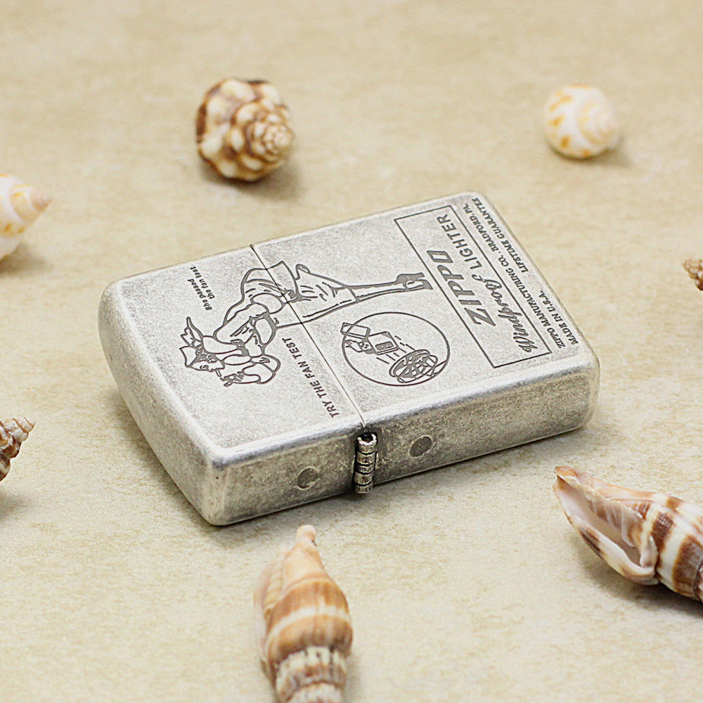 Zippo Vintage Argent 'Windy Maiden - Fan Test' Figure Collection - DS148
