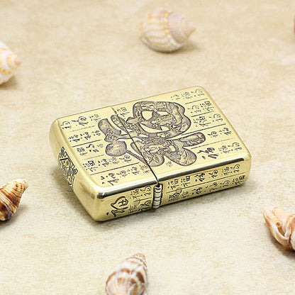 Zippo Heavy-duty Vintage Bronze '3D Hundred Blessings' - CC36