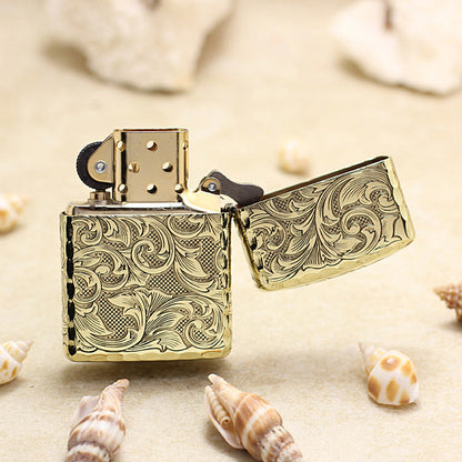 Zippo Heavy-duty Vintage Bronze 'Baroque Lady' - CC21