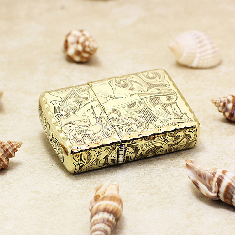 Zippo Heavy-duty Vintage Bronze 'Baroque Lady' - CC21