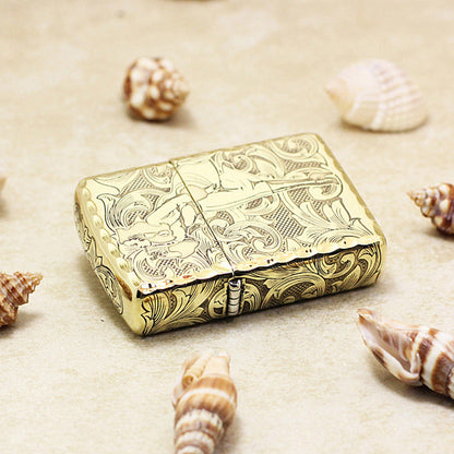 Zippo Heavy-duty Vintage Bronze 'Baroque Lady' - CC21
