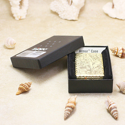 Zippo Heavy-duty Vintage Bronze 'Baroque Lady' - CC21