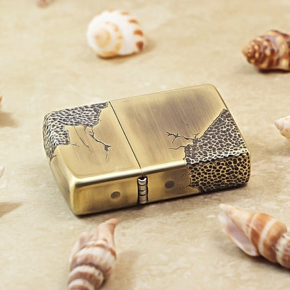 Zippo Heavy-duty Vintage Bronze 'Battle Scarred' - CC12
