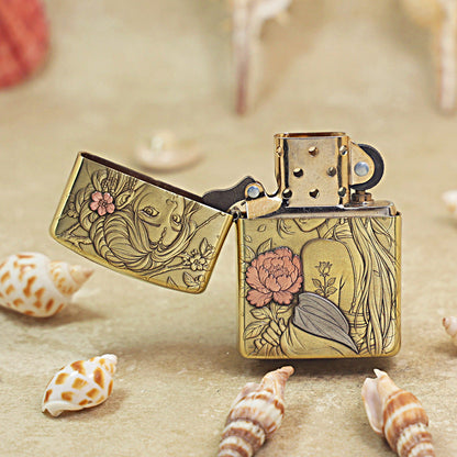 Zippo Heavy-duty Vintage Bronze 'Flower Fairy' - CC17