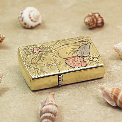 Zippo Heavy-duty Vintage Bronze 'Flower Fairy' - CC17