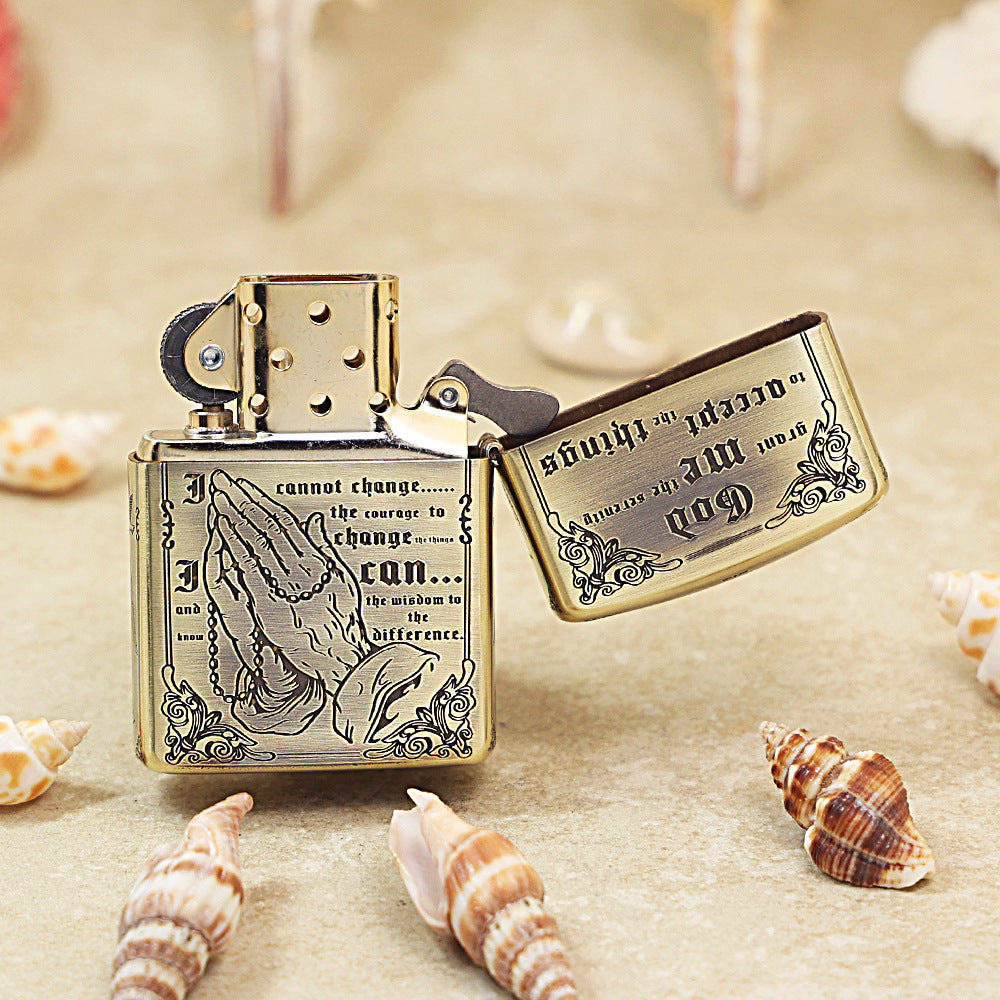 Zippo Heavy-duty Vintage Bronze 'Guardian Angel' - CC08