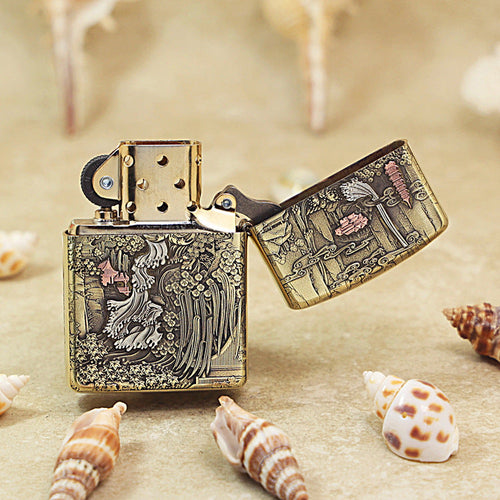 Zippo Heavy-duty Vintage Bronze Majestic Great Wall - CC86