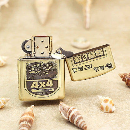 Zippo Heavy-duty Vintage Bronze 'Rubicon Forest Trail' - CC38