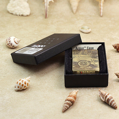 Zippo Heavy-duty Vintage Bronze 'Rubicon Forest Trail' - CC38