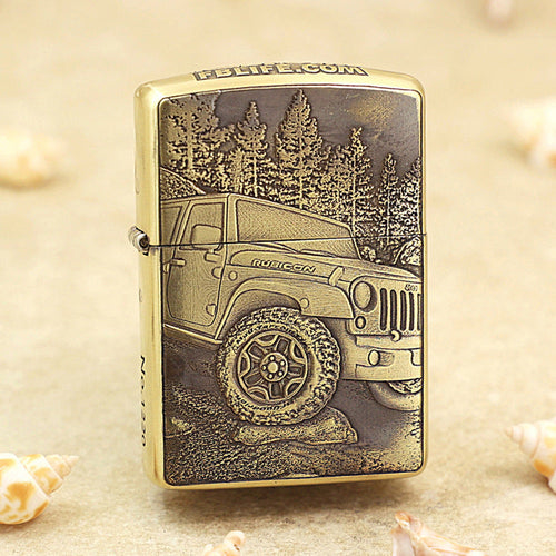 Zippo Heavy-duty Vintage Bronze 'Rubicon Forest Trail' - CC38