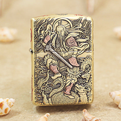 Zippo Heavy-duty Vintage Bronze Zhenwu Emperor - CC66